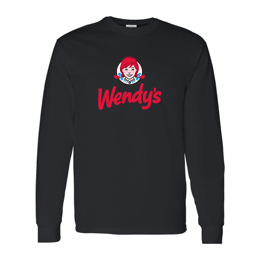 Men's Wendy_s  Gildan Heavy Cotton Long Sleeve T-Shirt