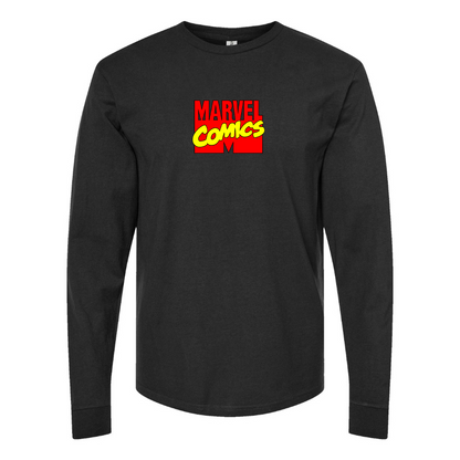 Men's Marvel Comics Logo Long Sleeve T-Shirt