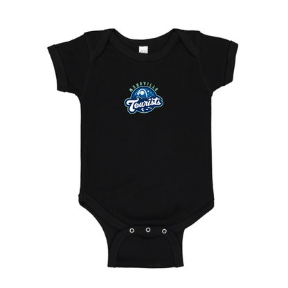Asheville Tourists Logo Baby Romper Onesie
