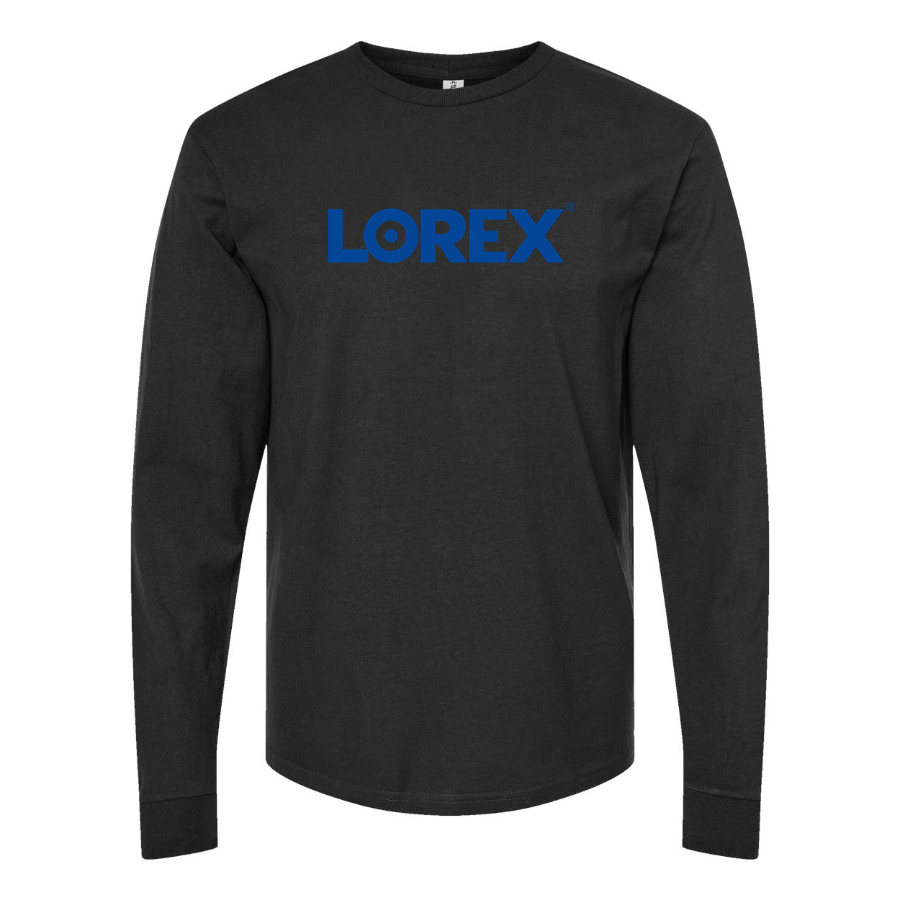 Men's Lorex Technology Logo Cotton Long Sleeve T-Shirt