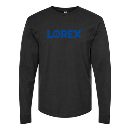 Men's Lorex Technology Logo Cotton Long Sleeve T-Shirt