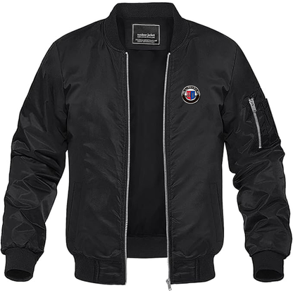 Men's   Alpina  Logo Lightweight Bomber Jacket Windbreaker Softshell Varsity Jacket Coat