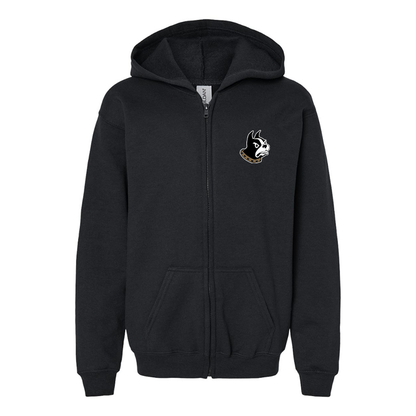 Gildan Heavy Blend Youth Wofford Terriers Full Zip Hooded Sweatshirt