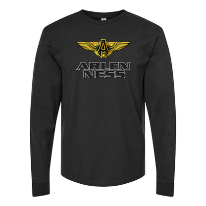 Men's Arlen Ness  Logo Cotton Long Sleeve T-Shirt