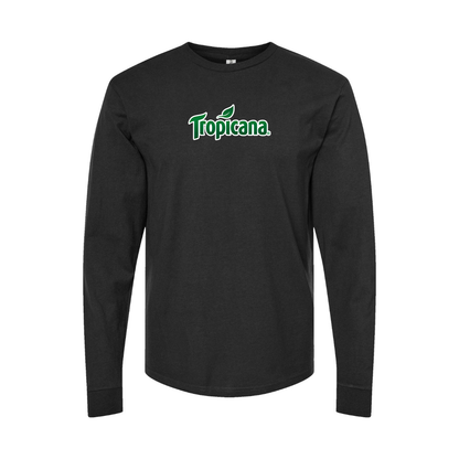 Youth Tropicana Logo Cotton Long Sleeve T-Shirt