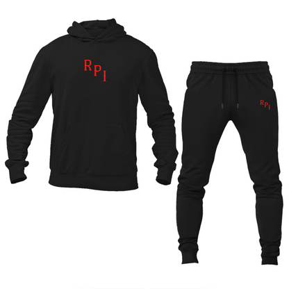 Men's RPI Engineers Logo Hoodie Joggers Set