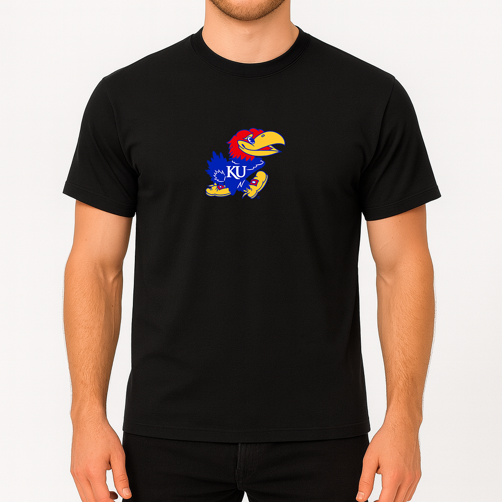 Men's Kansas Jayhawks Logo Cotton T-Shirt