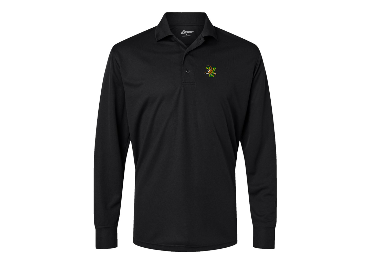 Men's Vermont Catamounts Paragon Prescott Long Sleeve Polo