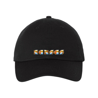 Kansas Valucap Adult Bio-Washed Classic Dad Hat
