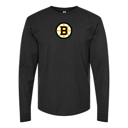 Men's Boston Bruins Logo Long Sleeve T-Shirt