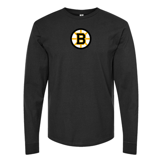 Men's Boston Bruins Logo Long Sleeve T-Shirt