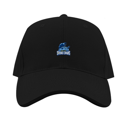 Charlotte Stone Crabs Logo  Dad Baseball Cap Hat