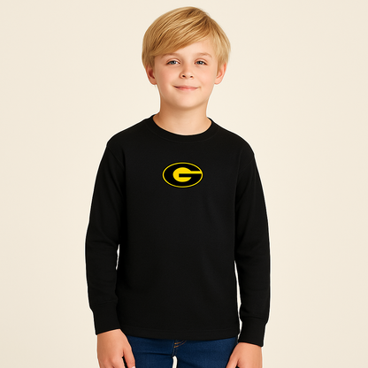 Youth Grambling State Tigers Logo Cotton Long Sleeve T-Shirt