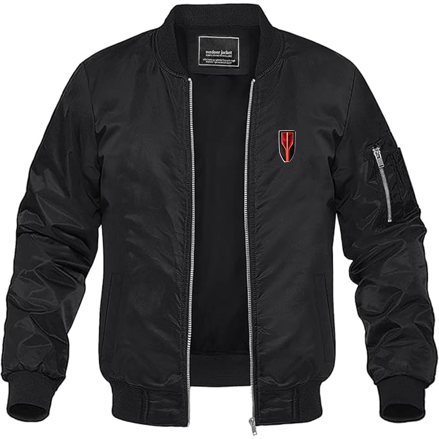 Men's Hongqi Logo Lightweight Bomber Jacket Windbreaker Softshell Varsity Jacket Coat