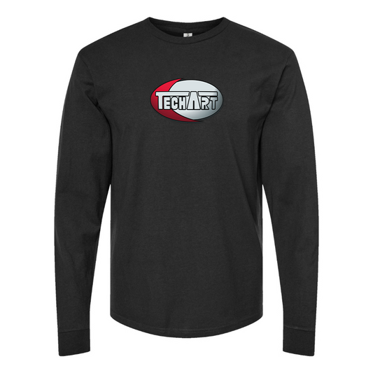 Men's TechArt Logo Cotton Long Sleeve T-Shirt