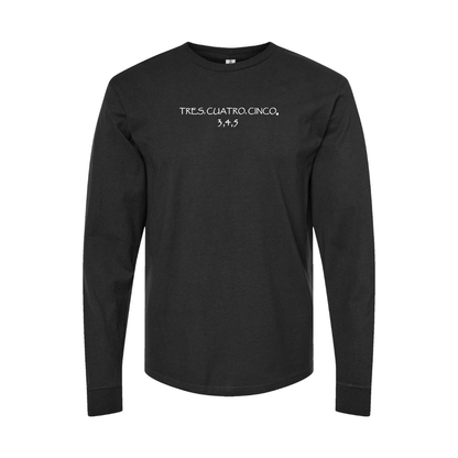Men's Tres Cuatro Cinco Logo Long Sleeve T-Shirt
