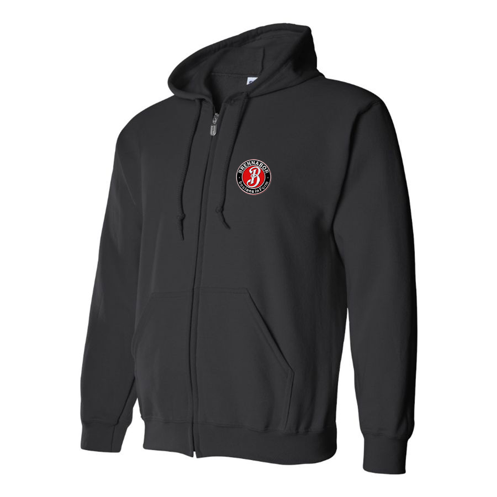 Men's Brennabor Werke Logo Zipper Hoodie