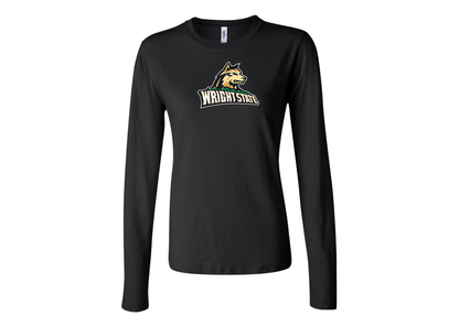 BELLA CANVAS Women’s Wright State Raiders Jersey Long Sleeve Tee