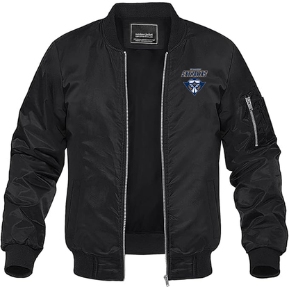 Men's Tennessee Martin Skyhawks Lightweight Bomber Jacket - Black