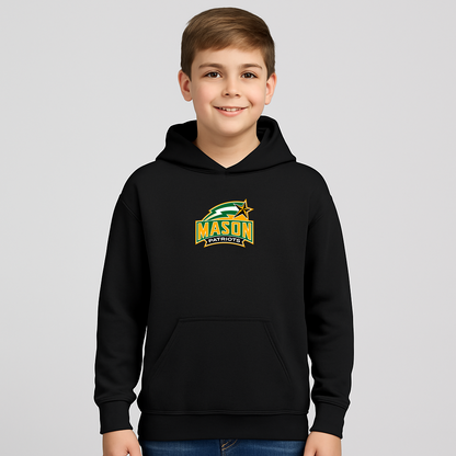 Youth George Mason Patriots Logo Pullover Hoodie