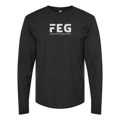 Men's FEG Logo Cotton Long Sleeve T-Shirt
