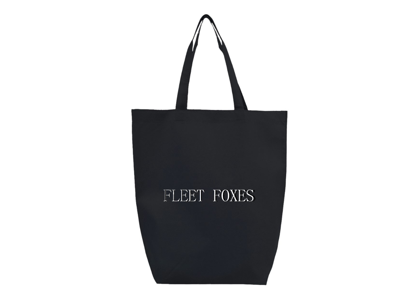 Fleet Foxes Logo Q-Tees Non-Woven Gusset Bottom Tote