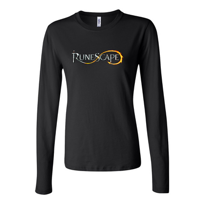 BELLA CANVAS Women’s  Runescape Logo Jersey Long Sleeve Tee