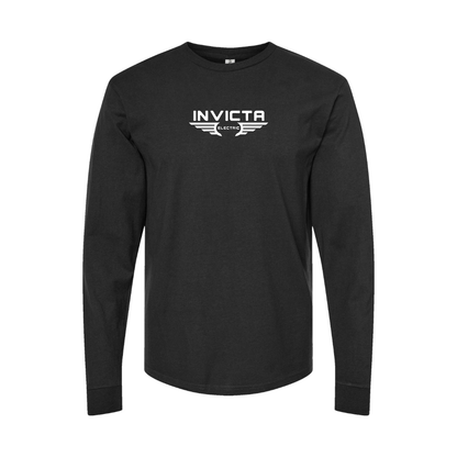 Youth Invicta Electric Logo Cotton Long Sleeve T-Shirt