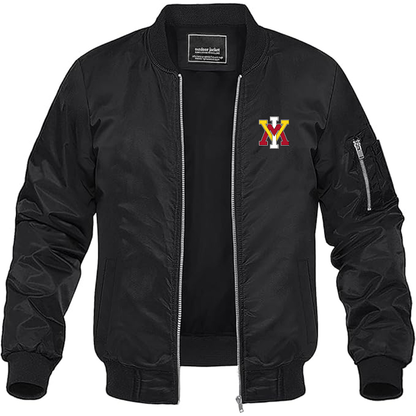 Men's VMI Keydets Lightweight Bomber Jacket - Black