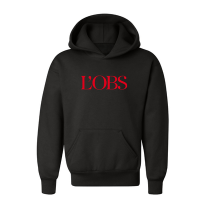 Youth L'OBS Logo  Pullover Hoodie