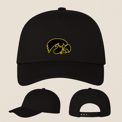 Iowa Hawkeyes Logo Five Panel Twill Snapback Cap