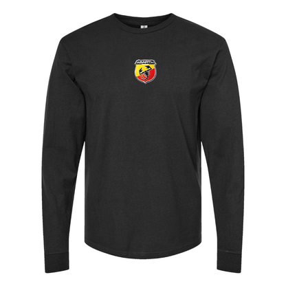 Men's Abarth Logo Cotton Long Sleeve T-Shirt
