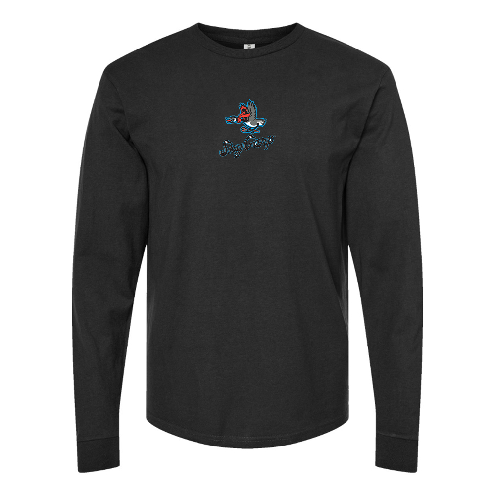 Youth Beloit Sky Carp Logo Cotton Long Sleeve T-Shirt