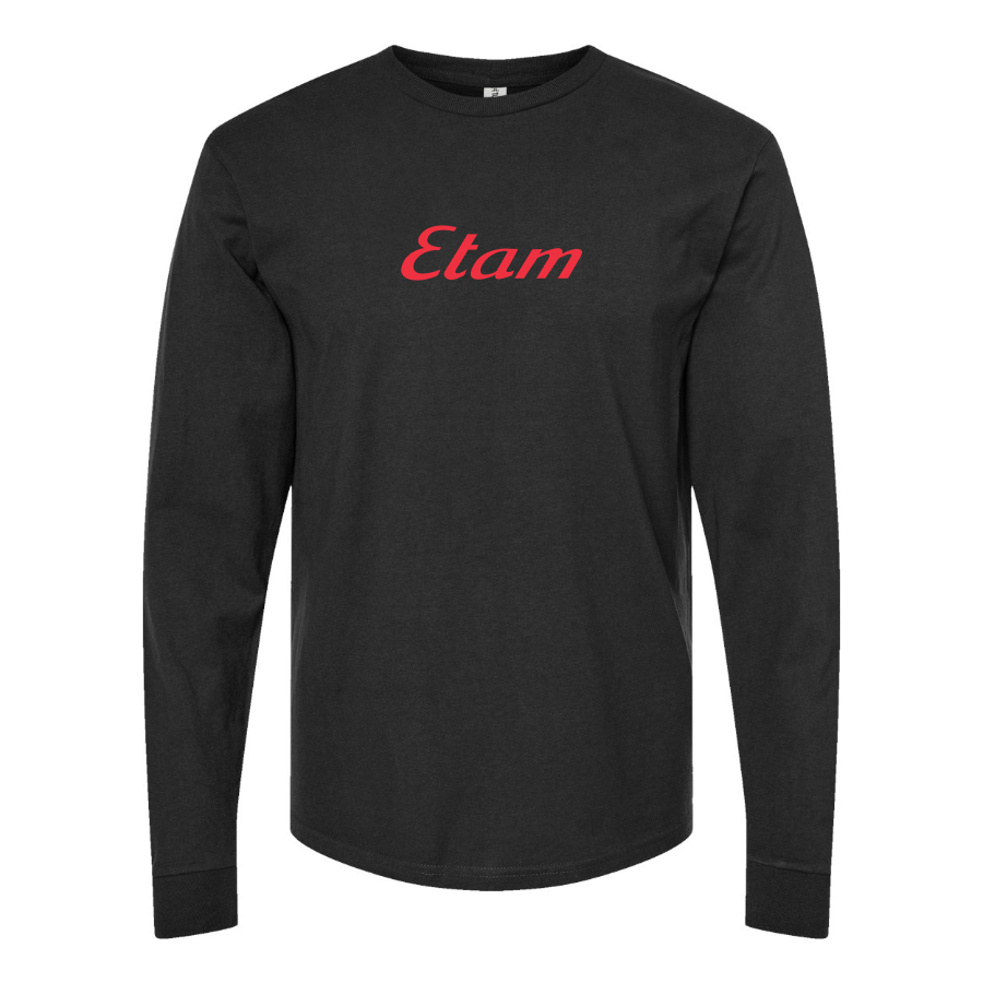Youth Etam Logo Cotton Long Sleeve T-Shirt