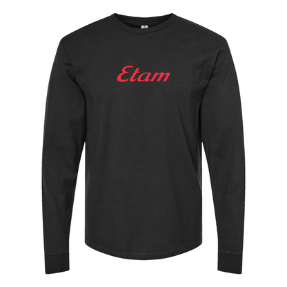 Youth Etam Logo Cotton Long Sleeve T-Shirt
