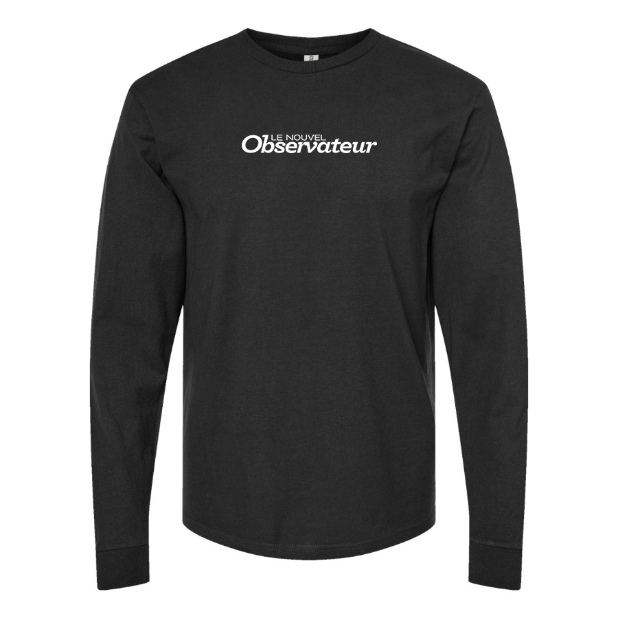 Youth Le Nouvel Observateur Logo  Long sleeves