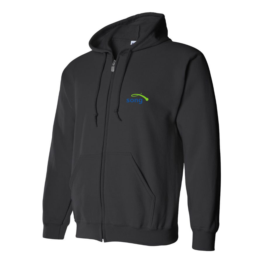 Men's Song Logo Zipper Hoodie