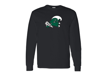 Men's Tulane Green Wave Gildan Heavy Cotton Long Sleeve T-Shirt