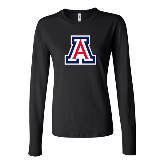 BELLA CANVAS Women’s  Arizona Wildcats  Jersey Long Sleeve Tee