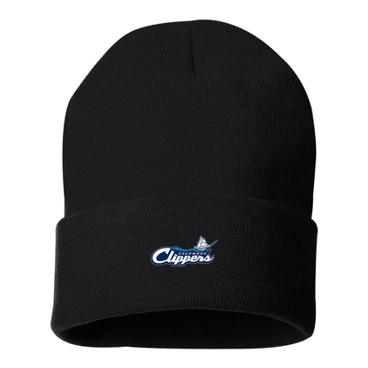 Columbus Clippers Logo Beanie Hat