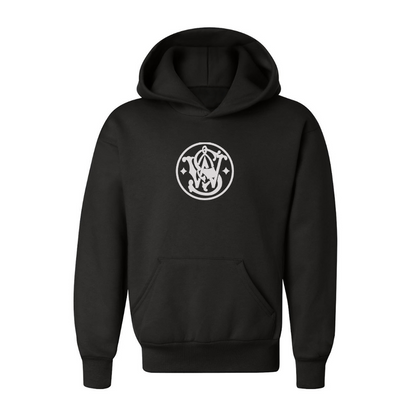 Youth Smith and Wesson Symbol Logo  Pullover Hoodie