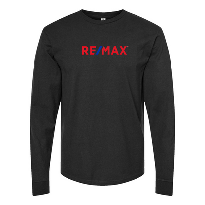 Men's ReMax Logo Cotton Long Sleeve T-Shirt