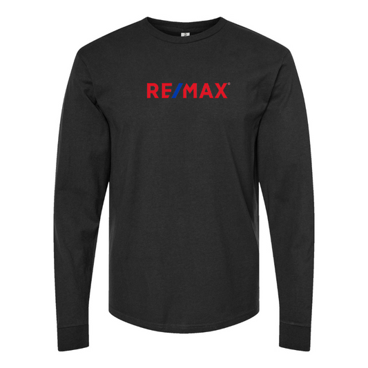 Men's ReMax Logo Cotton Long Sleeve T-Shirt