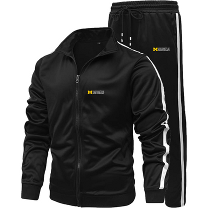 Men's University of Michigan Logo Dri-Fit TrackSuit
