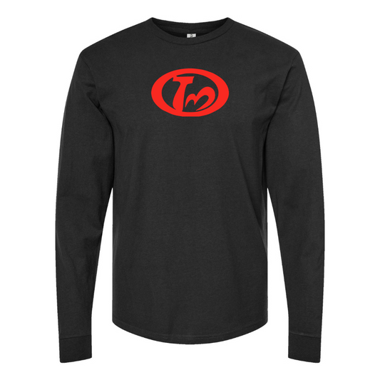 Men's Tianma Logo Cotton Long Sleeve T-Shirt