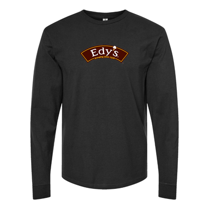Men's Edys  Logo Cotton Long Sleeve T-Shirt