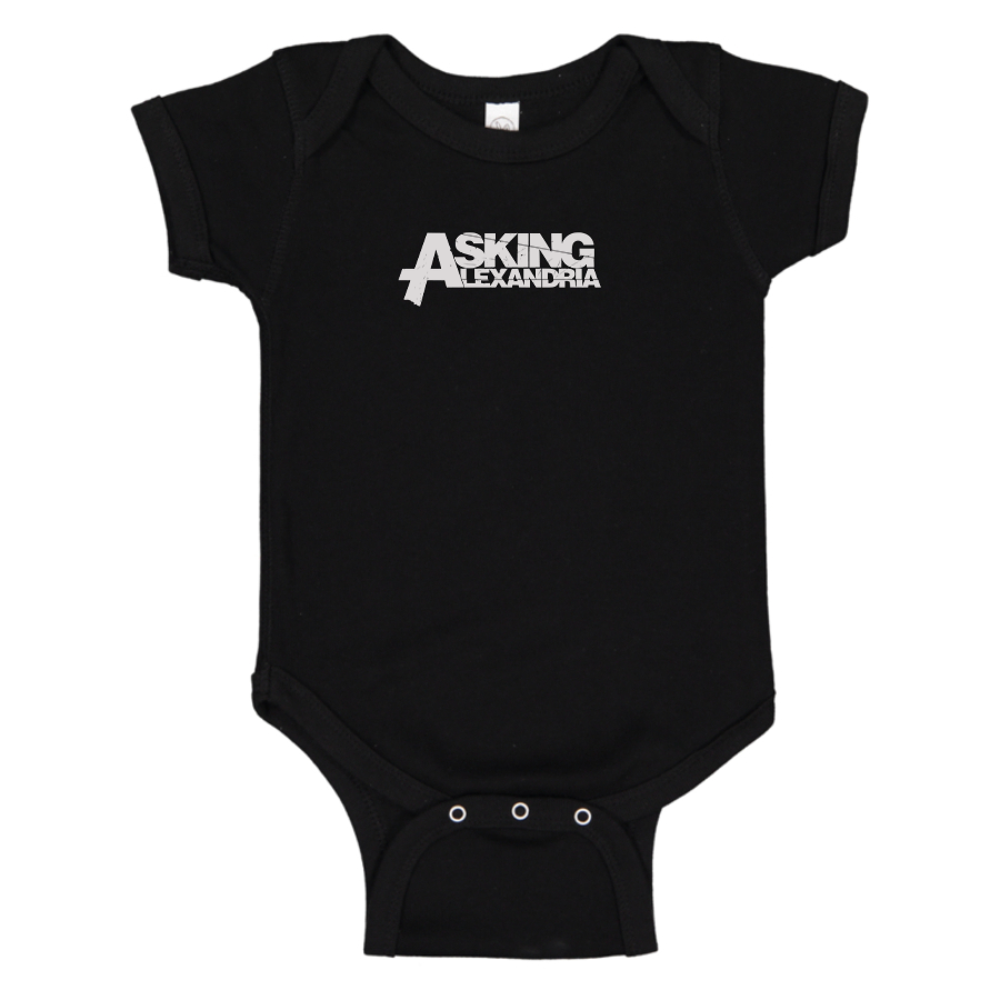 Asking Alexandria Logo Baby Onesie Romper