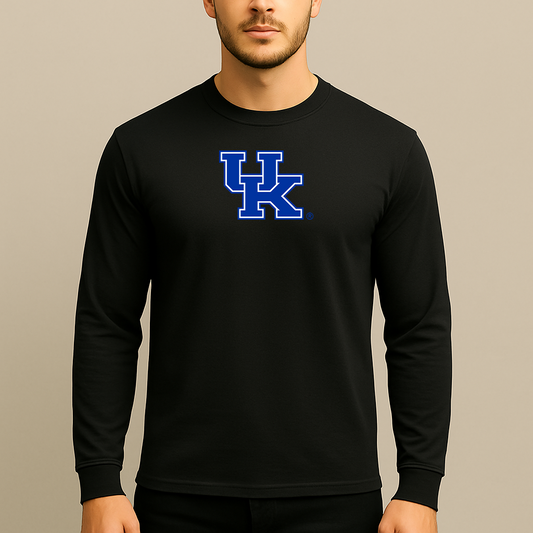 Men's Kentucky Wildcats Logo Long Sleeve T-Shirt