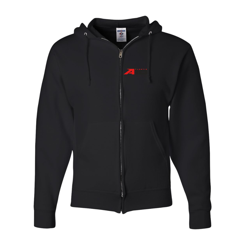 Men's  Atlantic 10 Conference  JERZEES NuBlend Full-Zip Hooded Sweatshirt