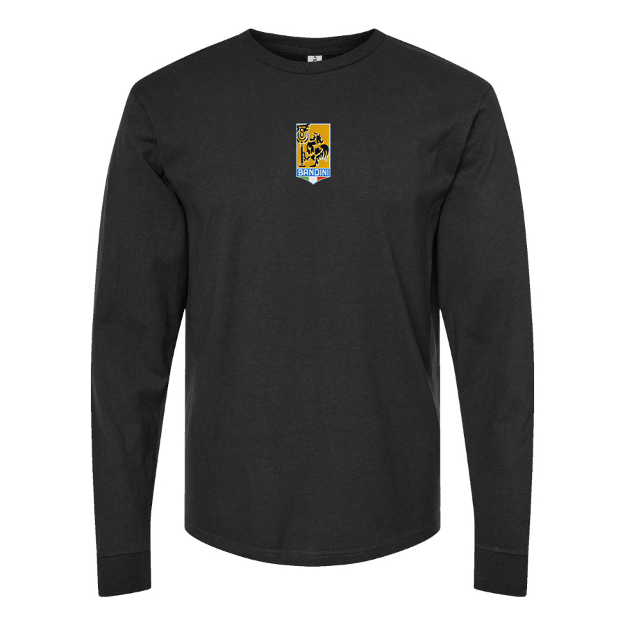 Youth Bandini Automobili Logo Cotton Long Sleeve T-Shirt